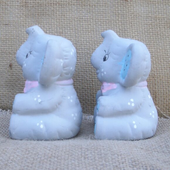 Vintage Toy Elephant Ceramic Salt & Pepper Shaker Set - Picture 7 of 16